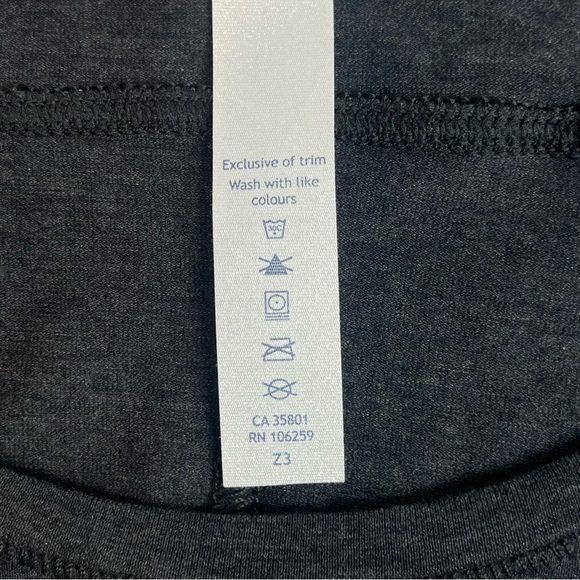 LULULEMON Women's Dark Gray Long Sleeve Loose Fit Top No Signs of Wear Size 4 - Picture 5 of 7